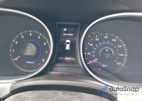 2013 Hyundai Santa Fe Sport z USA, uszkodzony, nr VIN 5XYZU3LB9DG018121